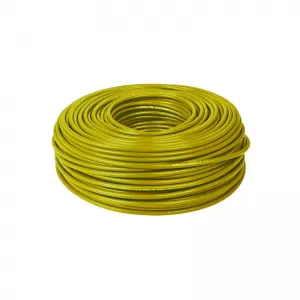 Alambre Aislado N12 Amarillo X Rollo