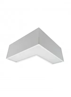Luminaria LED Lumek En L Tetrix Blanca 8W Luz Blanca Artlab