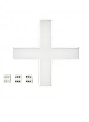 Luminaria LED Lumek En X Tetrix Blanca 16W Luz Neutra Artlab