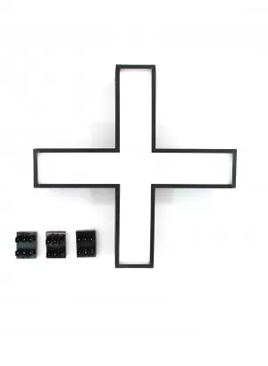 Luminaria LED Lumek En X Tetrix Negra 16W Luz Neutra Artlab