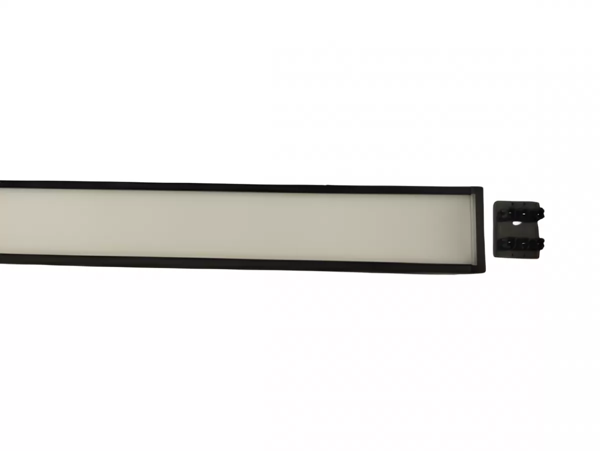 Luminaria Led Lumek Lineal Tetrix Negra 40W Luz Blanca Artlab