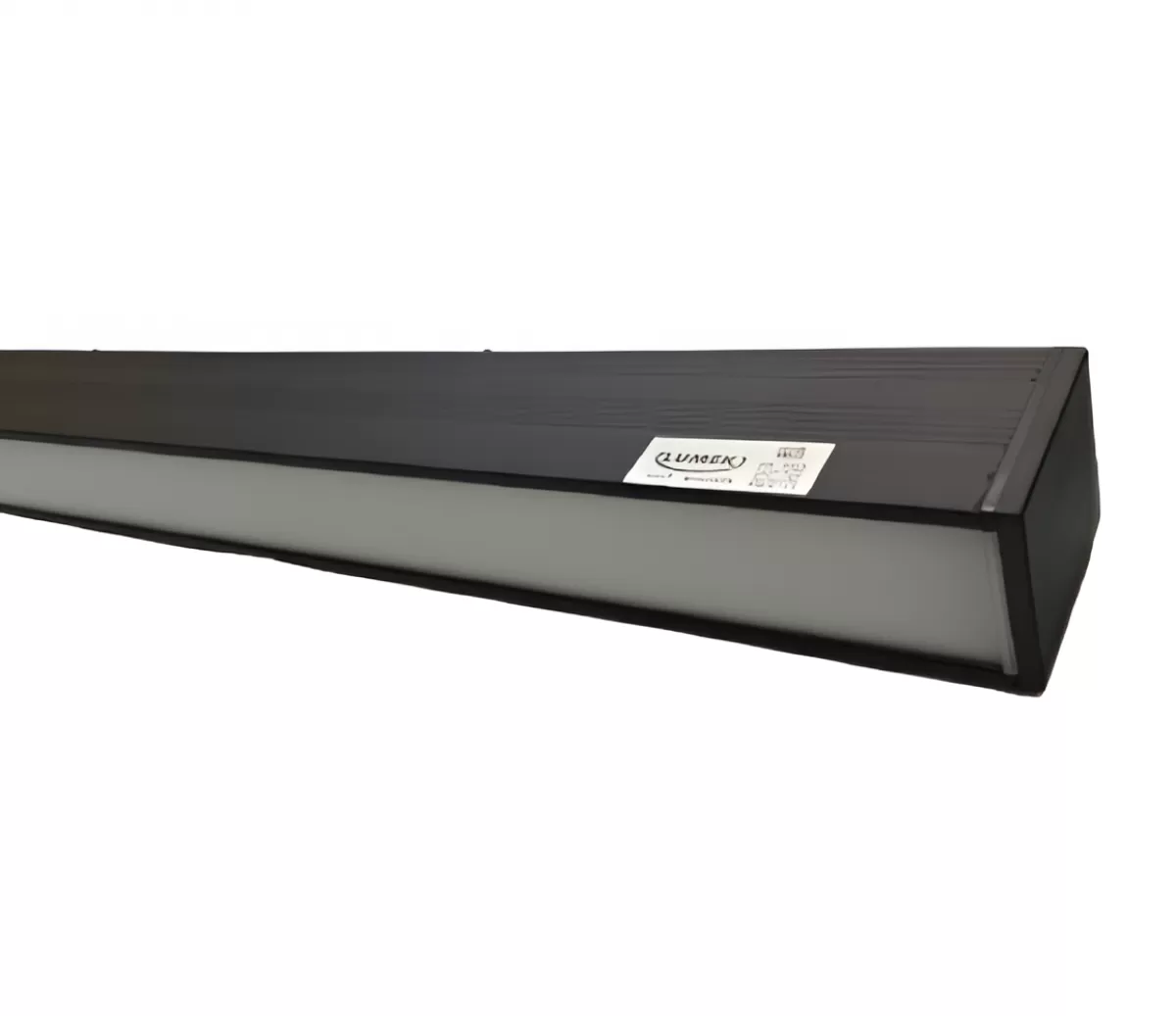Luminaria Led Lumek Lineal Tetrix Negra 40W Luz Blanca Artlab