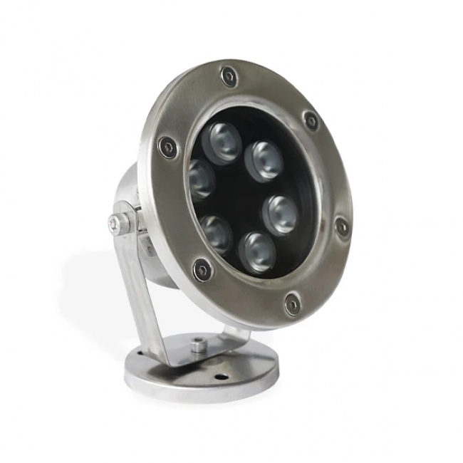 Reflector LED Sumergible 6W RGB Sin Control