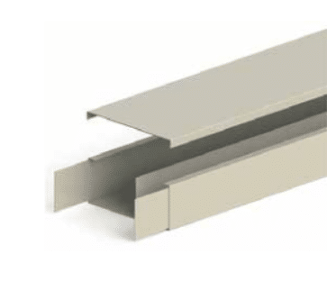 Canaleta Metálica 8x4 Blanca o  Beige