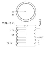 Coraza PVC 1/2