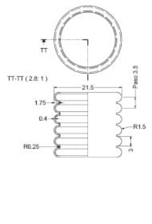 Coraza PVC 1/2
