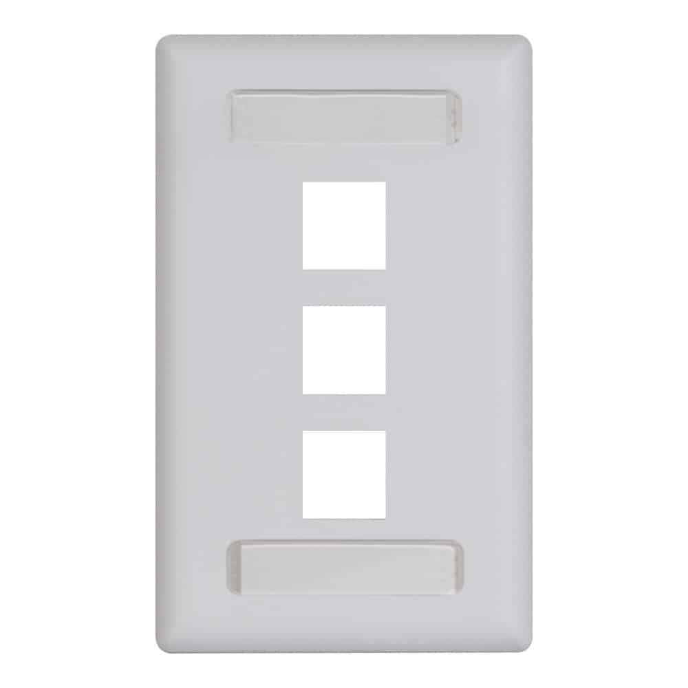 Faceplate 120 Type 3 Port Triple