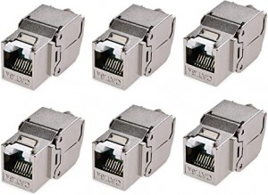 Jack Keystone Cat 6A Metalico