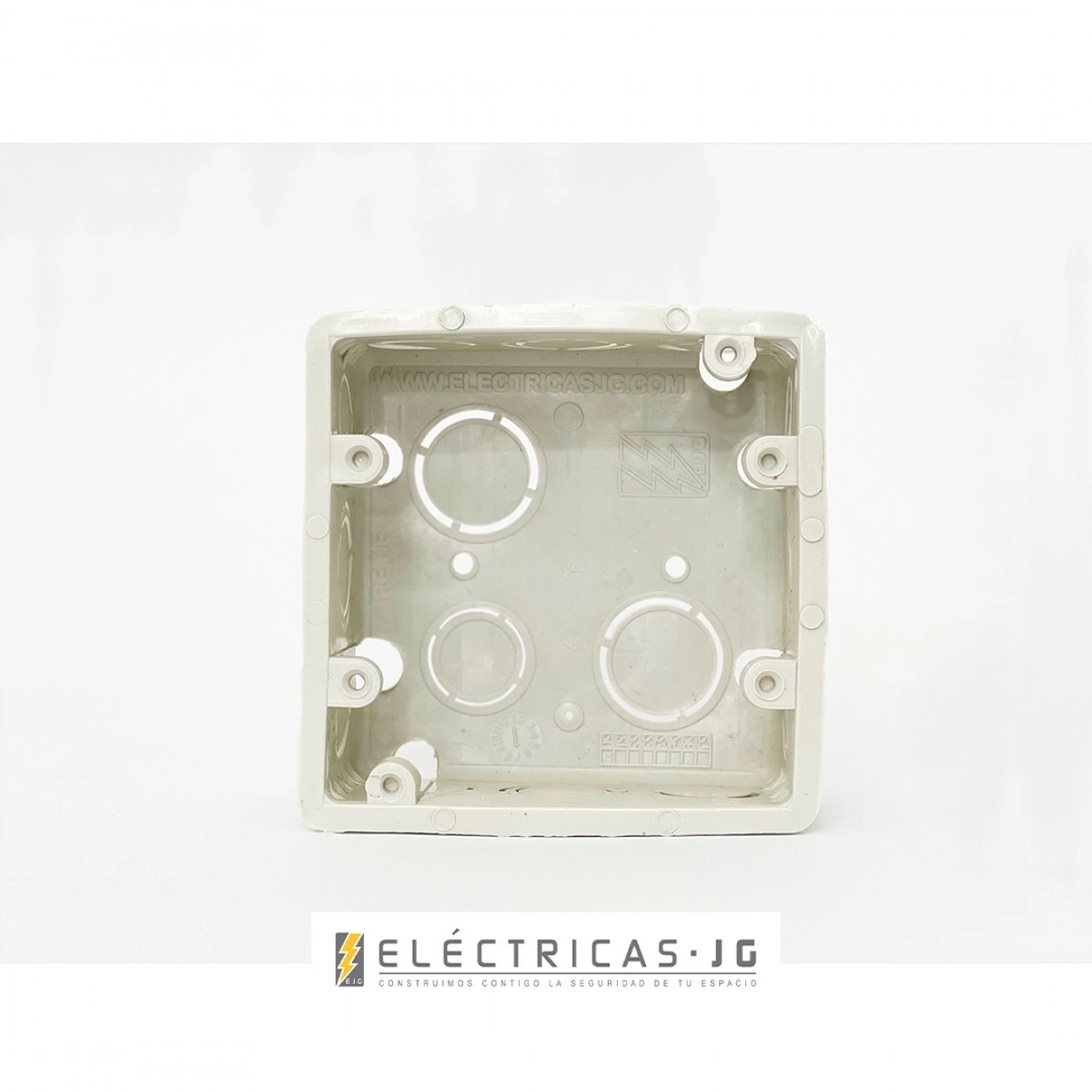 Caja 2400 JG PVC Blanco Libre de Halogeno