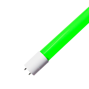 Tubo Led 18W Vidrio Opalizado Verde T8
