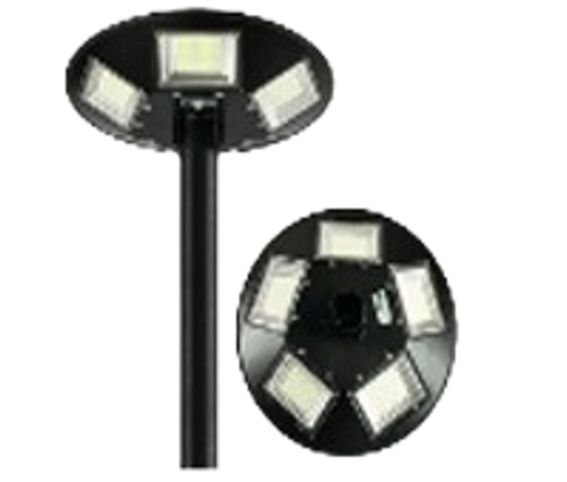 Trompo Solar 300W Base Negro 3000K