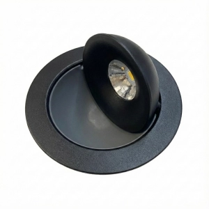 Bala LED Ecualizable Negra 360° 12W - 6500K