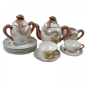 Set del té en porcelana china