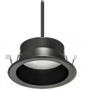Bala de techo led integrado negro 20W 4000K