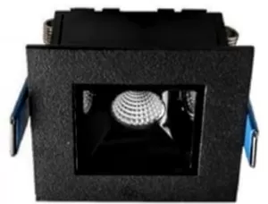 Mini cardan sencillo Led 3W 3000K Negro 100-240V TECNOLITE