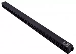 Luminaria lineal led para sistema de riel magnetico negro 24W ECOLITE