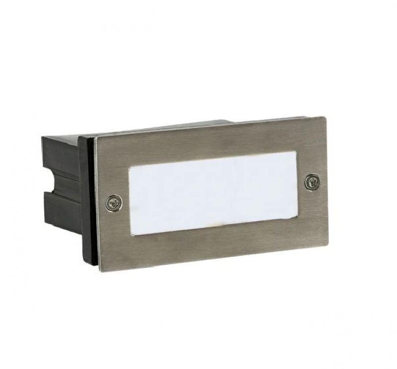 Lampara pared exterior empotrar 0.6W 3000K TECNOLITE