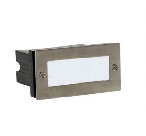 Lampara pared exterior empotrar 0.6W 3000K TECNOLITE