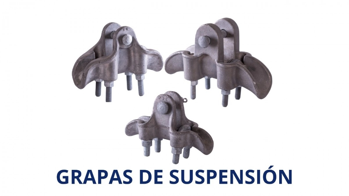 Grapa De Suspensión 4/0-336 MCM Aluminio, 2 Úes 1/2