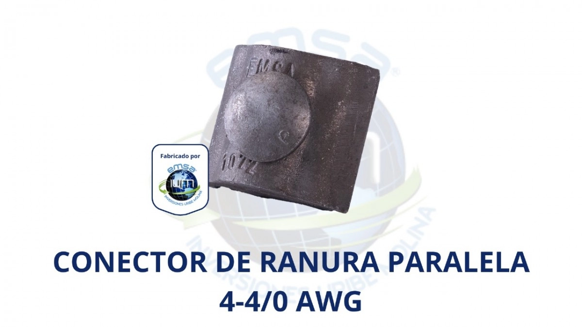 Conector pernado 1 Perno,LP=4-4/0 AWG;Der=4-4/0 AWG, Aluminio.