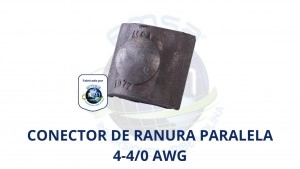 Conector pernado 1 Perno,LP=4-4/0 AWG;Der=4-4/0 AWG, Aluminio.