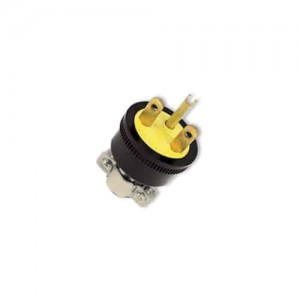 Clavija Codelca Caucho con Polo a Tierra 15A 250V