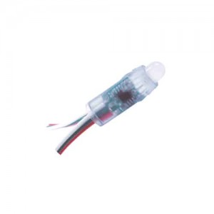 LED Pixel 5MM 12V Transparente Color Rojo