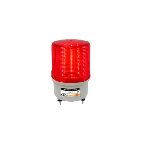 Lampara Rotativa LED Roja 110/220Vac