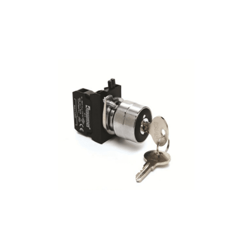 Selector Muletilla Con Llave 2 Posiciones -1Na Metálica