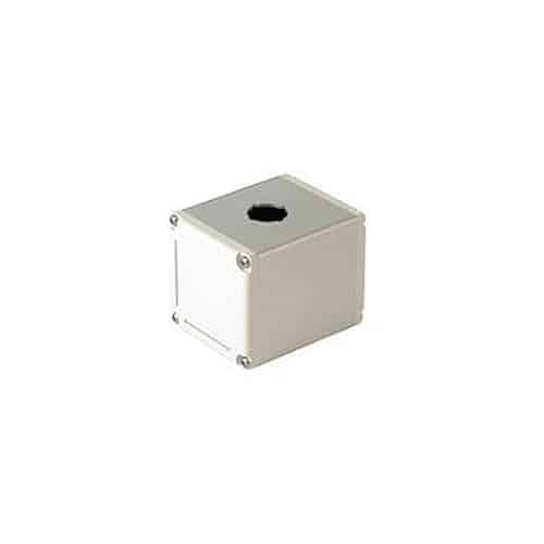 Caja Cuadrada 1H 22Mm Aluminio