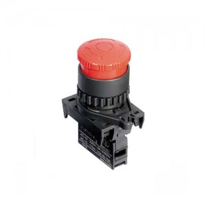 Pulsador Emergencia 30Mm Base Plastico Tipo Hongo Autonics