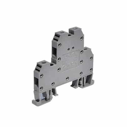 Bornera Doble Atornillable con Puente 32A/500V 4Mm²