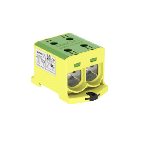 Conector Serie OTL Cobre / Aluminio, 2 Conexión 1,5 a 50Mm2  Color Verde/Amarillo