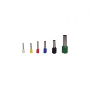 Terminal Aislado Tipo Pin Hueco Doble / 2.5Mm² / 14A / Gris