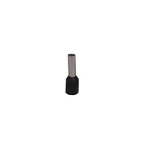 Terminal Aislado Tipo Pin Hueco / 6Mm² / 10A / Negro