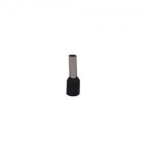 Terminal Aislado Tipo Pin Hueco / 6Mm² / 10A / Negro
