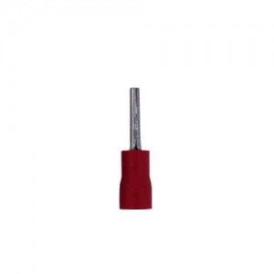 Terminal Aislado Tipo Pin / 0.5-1.5Mm² / 22-16Awg / 19A Rojo
