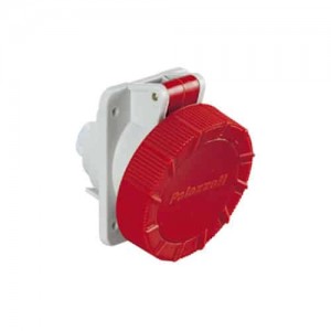Toma Incrustar 5X32A 400V 6H IP67 Roja