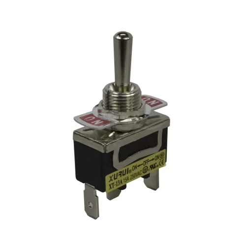 Interruptor de Codillo - On/Off/On - 2 Polo - 15A/250V - Palanca Metálica