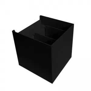 Aplique Led Box Negro 10x10