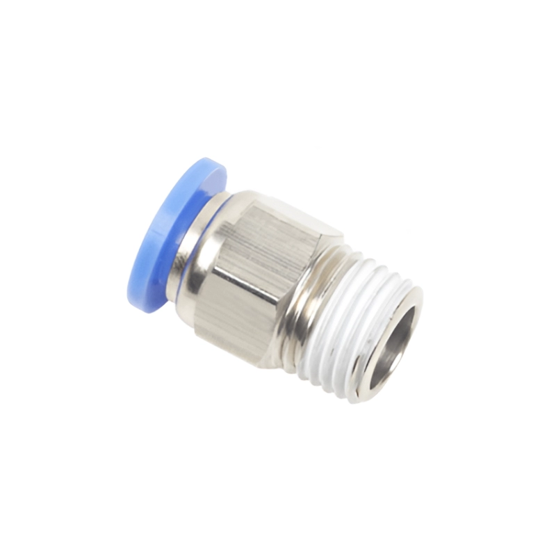 Racor Roscado PC Manguera 8mm Rosca 1/2