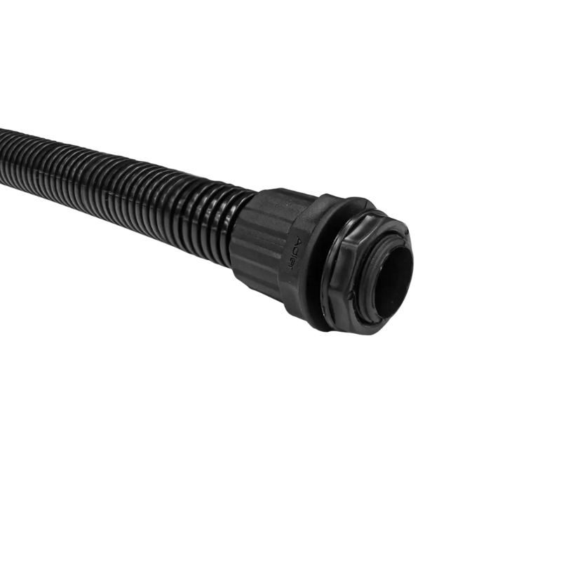 Coraza Nylon Con retardante A La Llama Cerrada 35mm 25m Negro