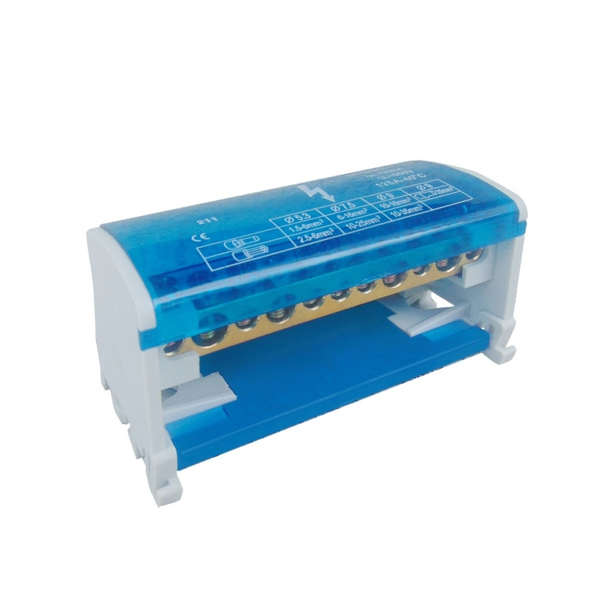 Conector De Distribución En Riel 2x11