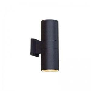 Aplique Pared 2Xgu10 Negro Ecolite