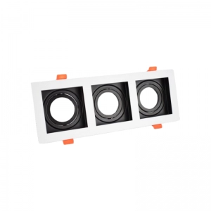 Bala Para Gu10 Tipo Kardan X 3 Blanca Metalica Ecolite