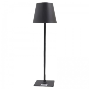 Luminaria LED portátil y recargable 2W UMBRELLA Negra Ecolite