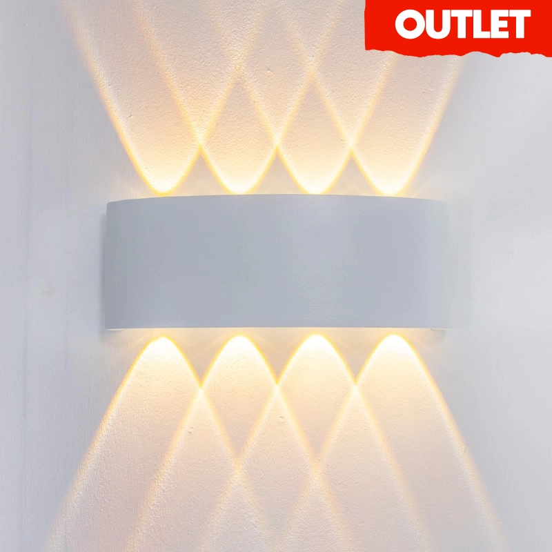 Aplique Pared 4X4 8W Blanco 3000K