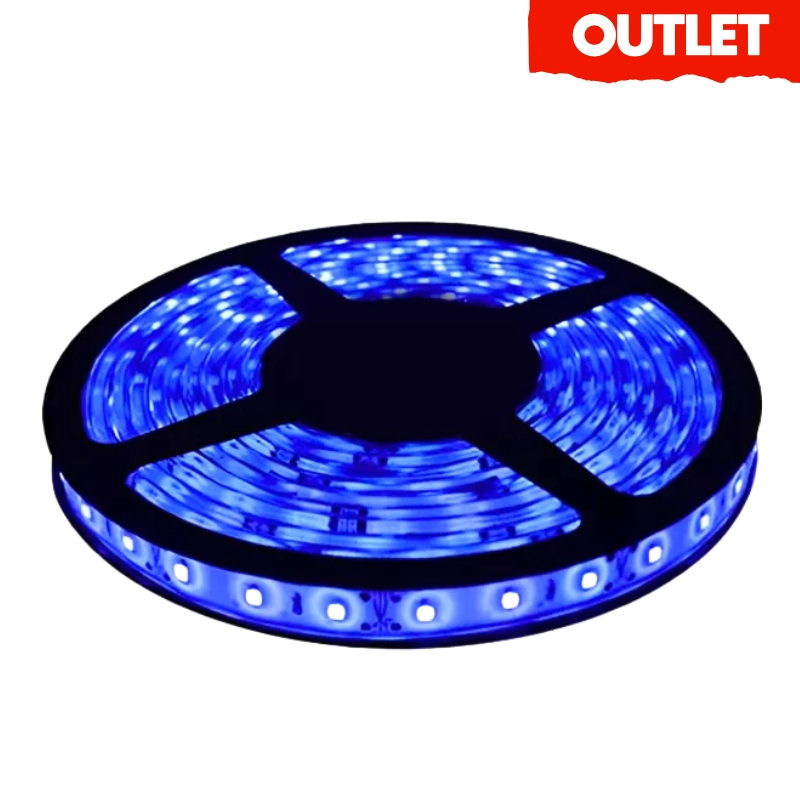 Cinta Led 110V Directa Ip20 Rollo 10 Metros Azul
