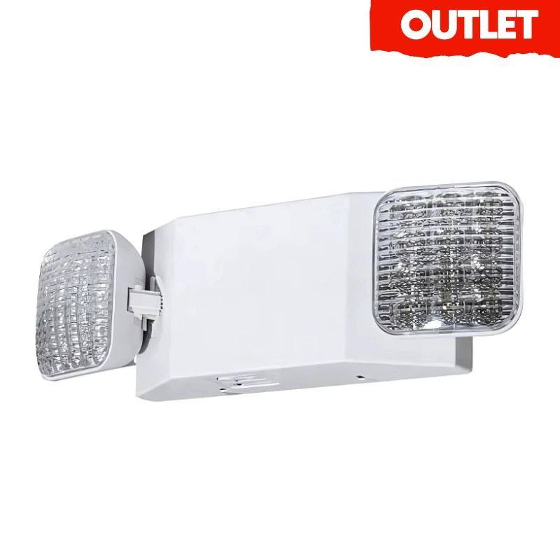 Lampara Emergencia Led Cuadrada 2X2W
