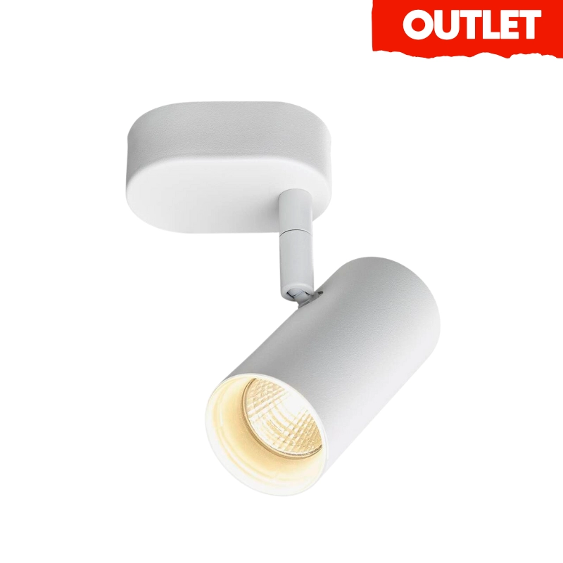 Spot De Riel 10W 6400K Cuerpo Blanco